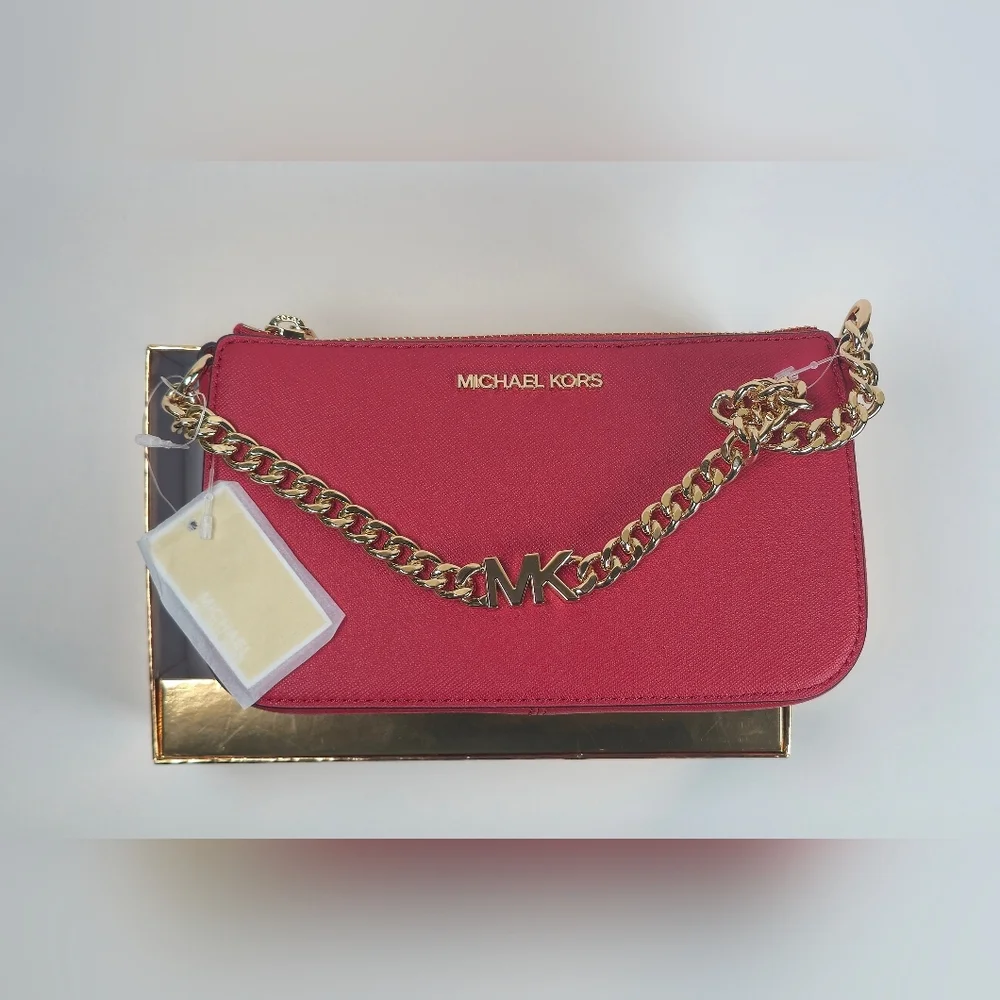 MICHAEL‎ KORS JST Md Saffiano Leather Crossbody XBody